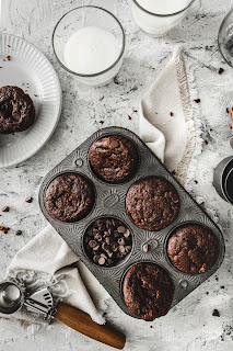 Sourdough Discard Double Chocolate Muffins: Because Waste Is for Amateurs