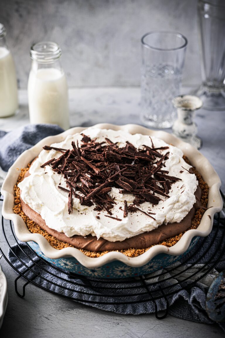 Frosty Friday (Fridge Edition): French Silk Pie with Graham Cracker Crust