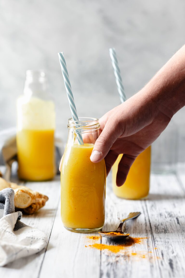Cozy Immunity Boosting Turmeric Smoothie (Pineapple, Mango & Ginger)