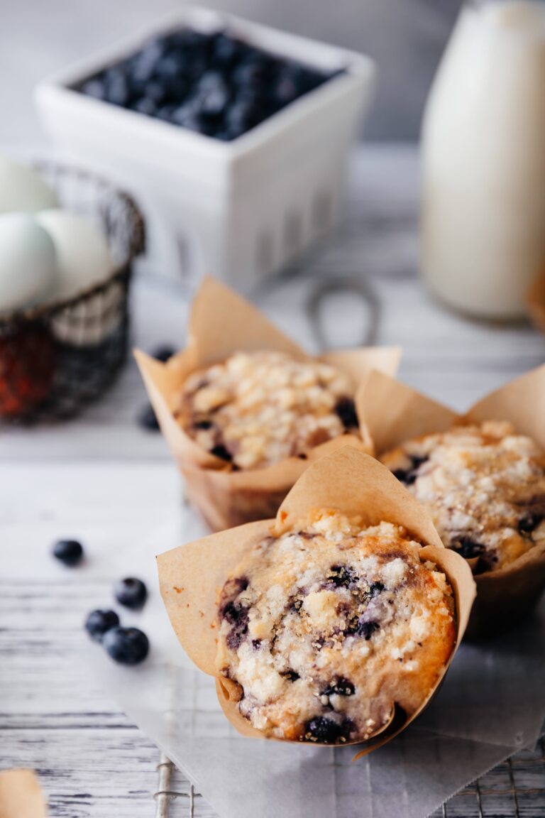 Sourdough Discard Wild Blueberry Muffins with Streusel Topping (a love letter to not wasting discard and also to eating muffins at all hours of the day)