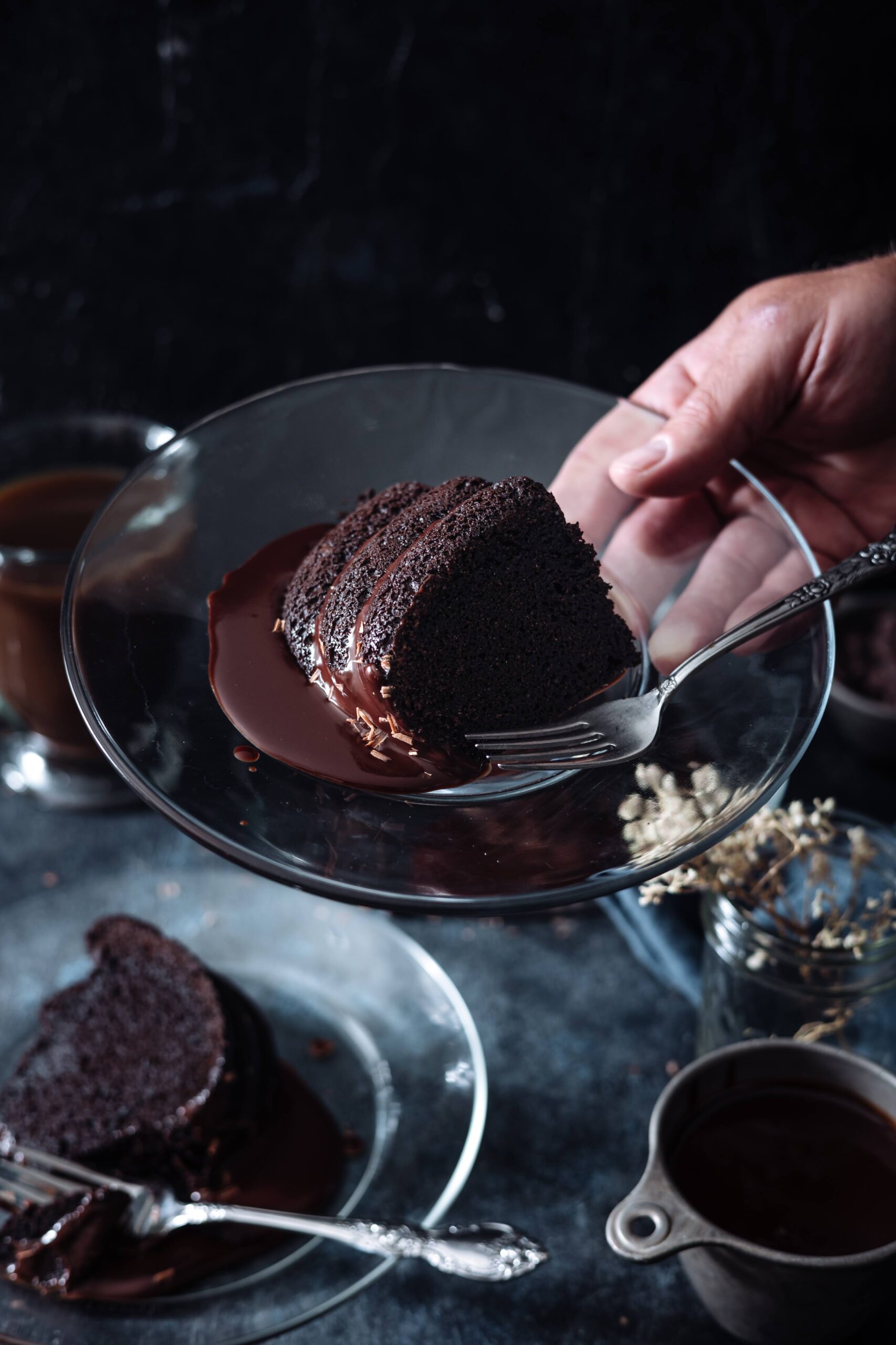 High Altitude Chocolate Sour Cream Pound Cake Loaf with Chocolate Ganache Glaze High Altitude Chocolate Sour Cream Pound Cake Loaf with Chocolate Ganache Glaze