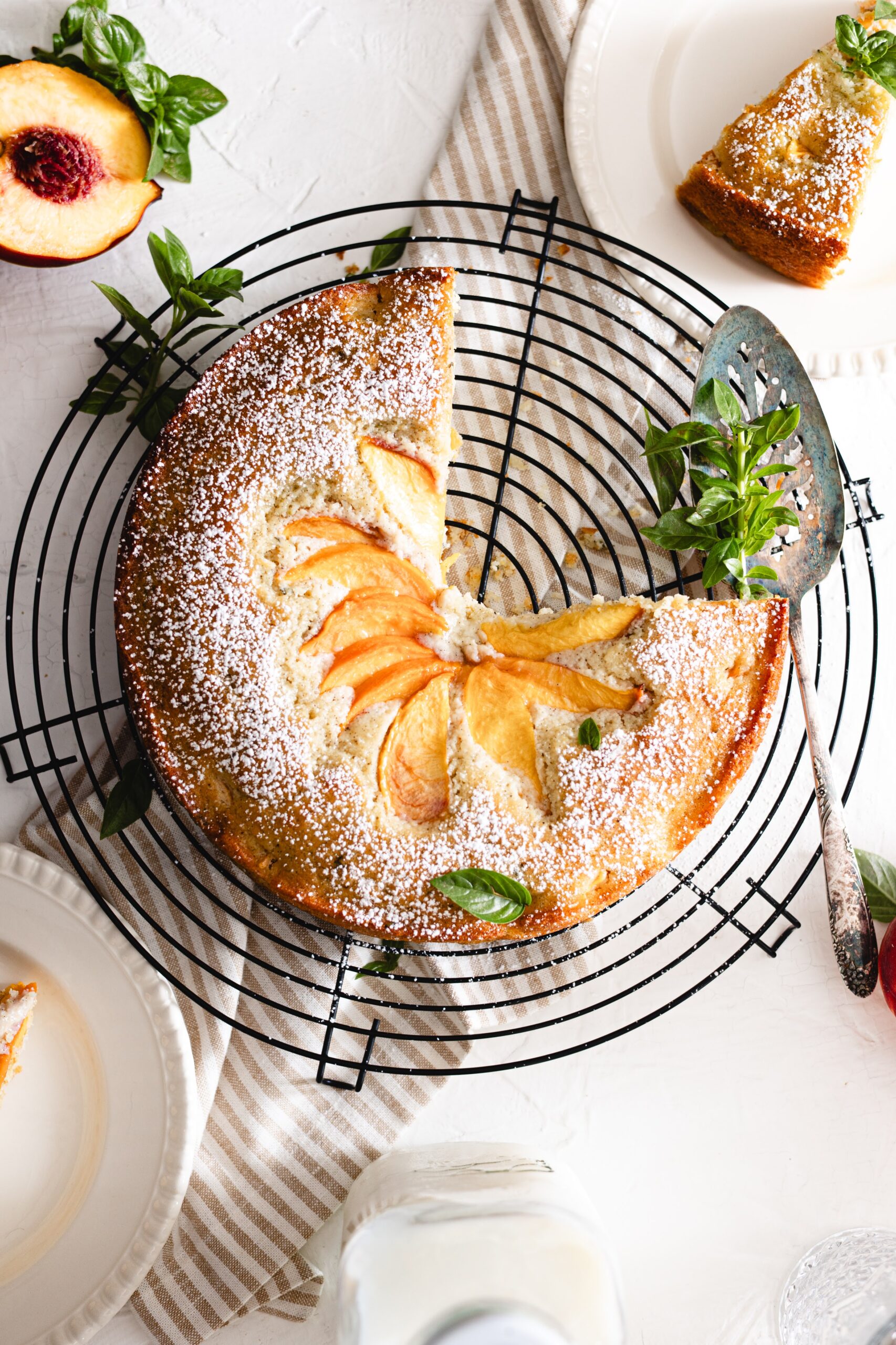 Peach Basil Ricotta Cake – Because Summer Deserves a Proper Send-Off Peach Basil Ricotta Cake – Because Summer Deserves a Proper Send-Off
