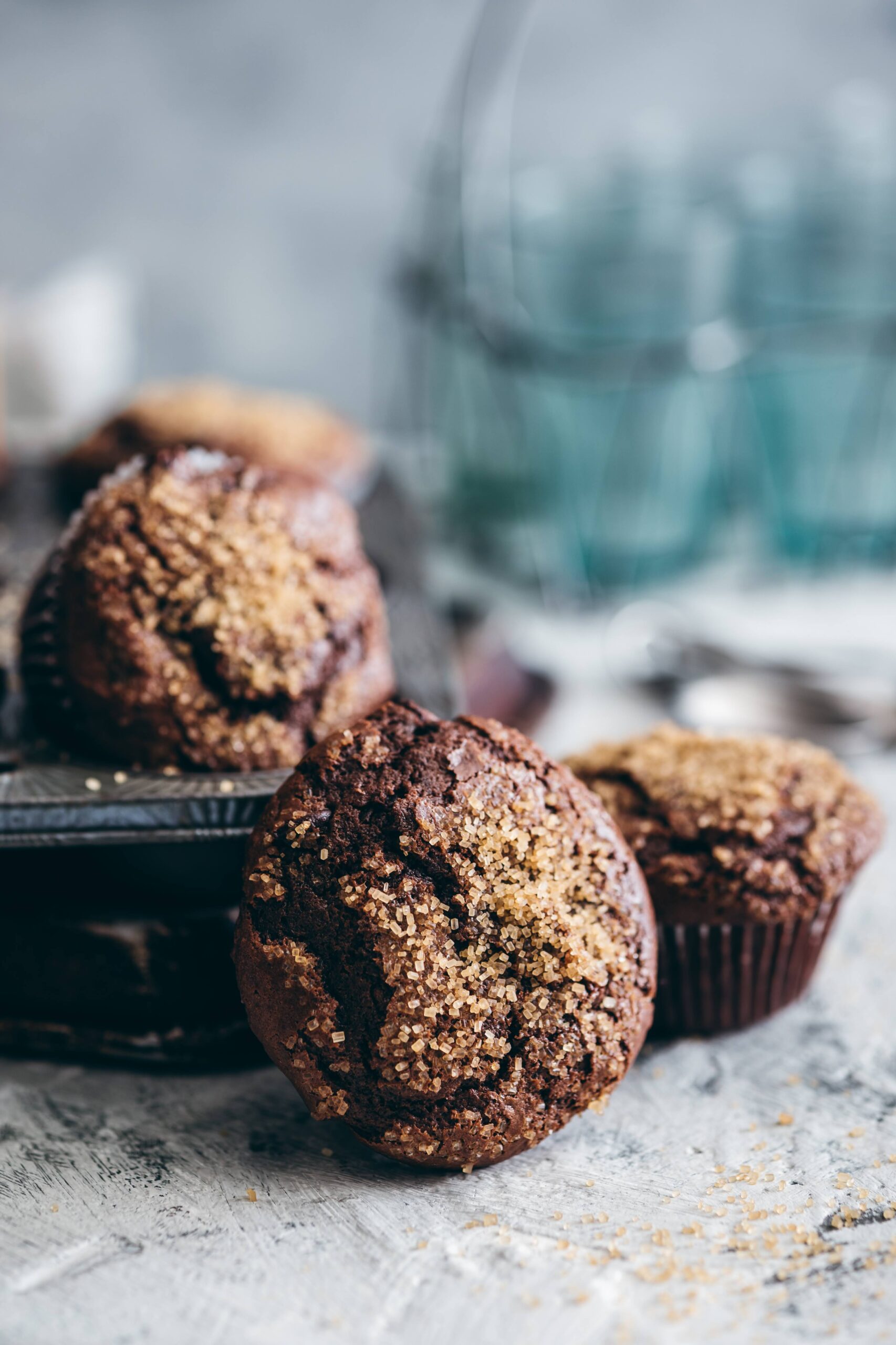 Bakery-Style Double Chocolate Muffins with Sourdough Discard (Easy & Extra Moist)