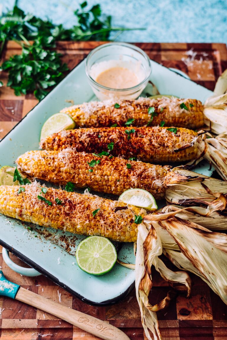Grilled Mexican Street Corn (a.k.a. The “My Family Won’t Eat It But I Want It Anyway” Recipe)