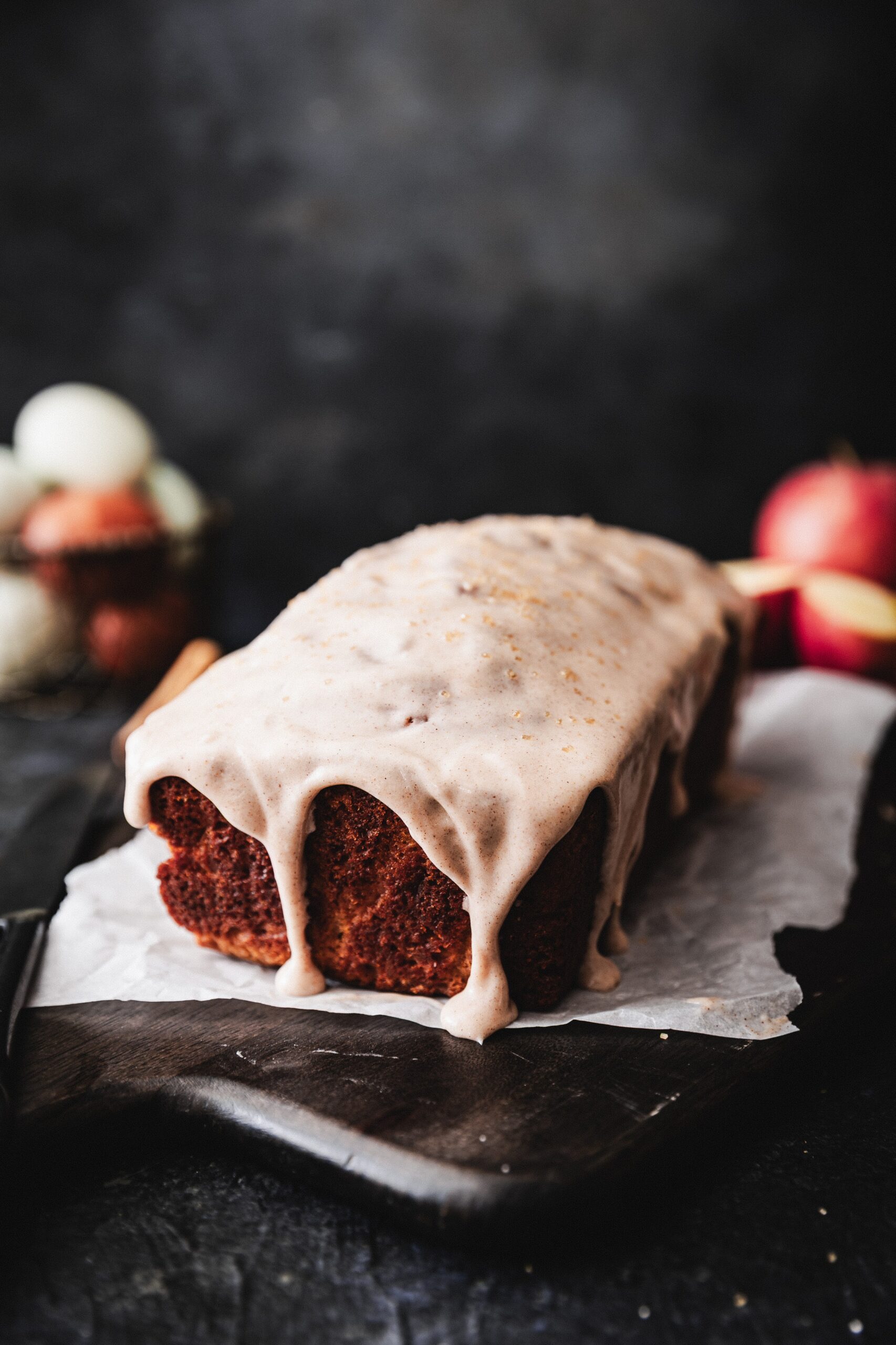 Apple Loaf Cake with Cinnamon Glaze: Cozy Fall Comfort Baking Apple Loaf Cake with Cinnamon Glaze: Cozy Fall Comfort Baking