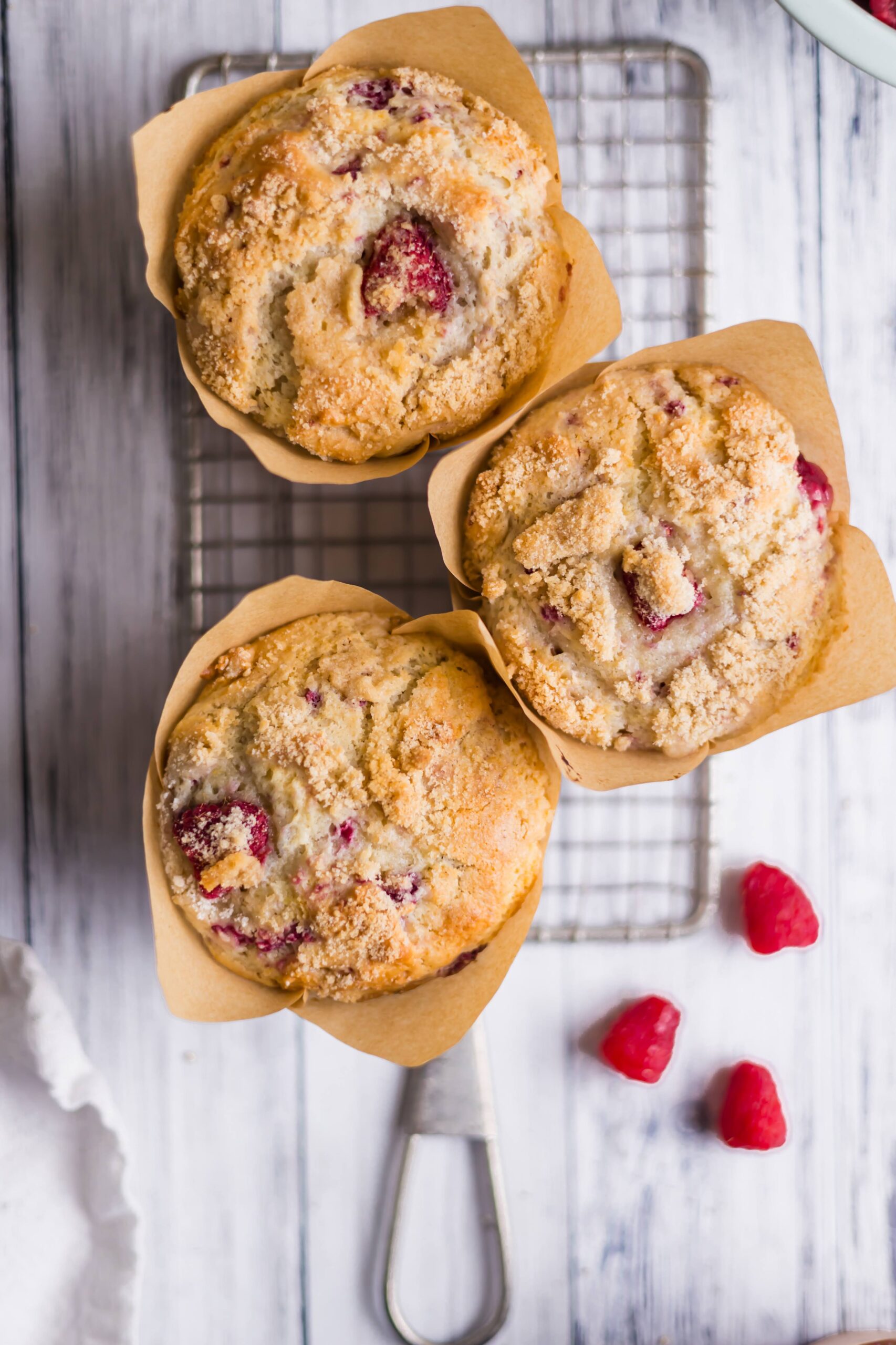 Giant Raspberry Streusel Muffins: A Delicious Sourdough Discard Recipe