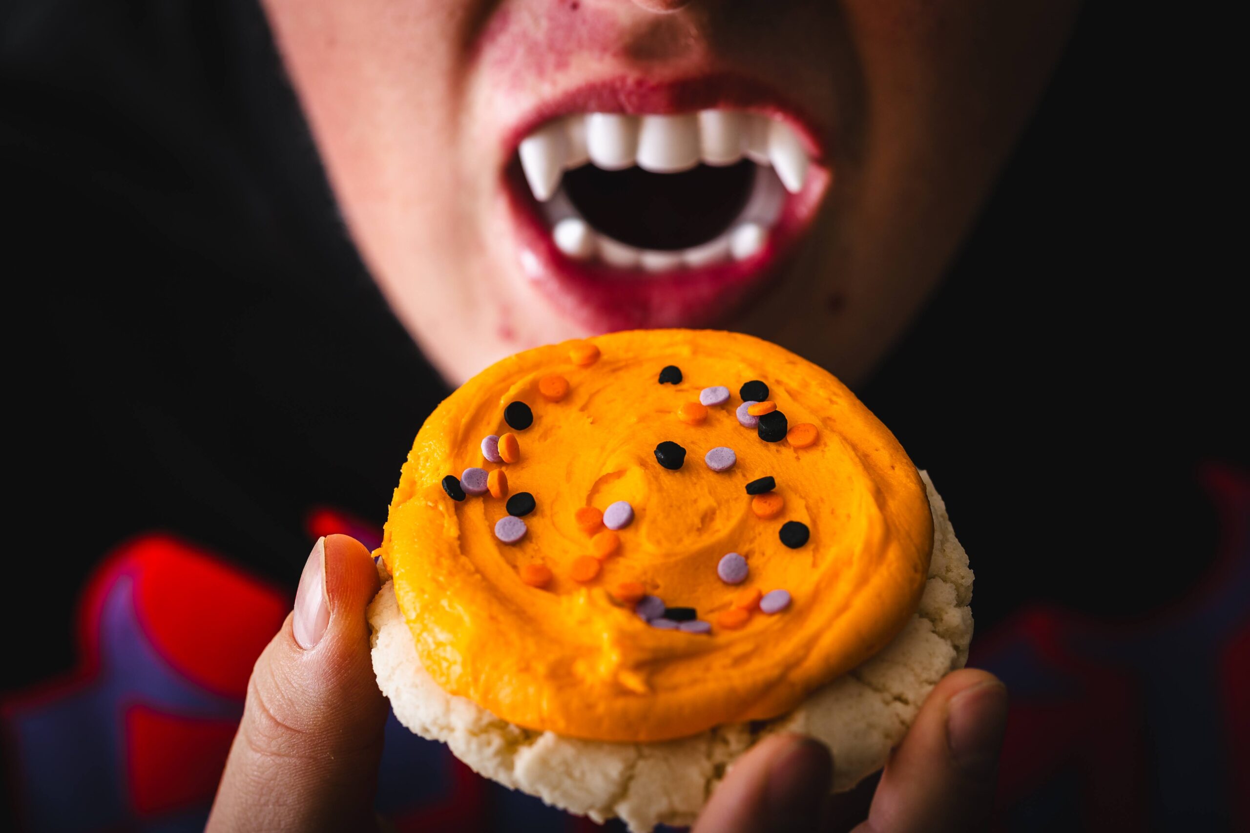 Halloween Frosted Cookies
