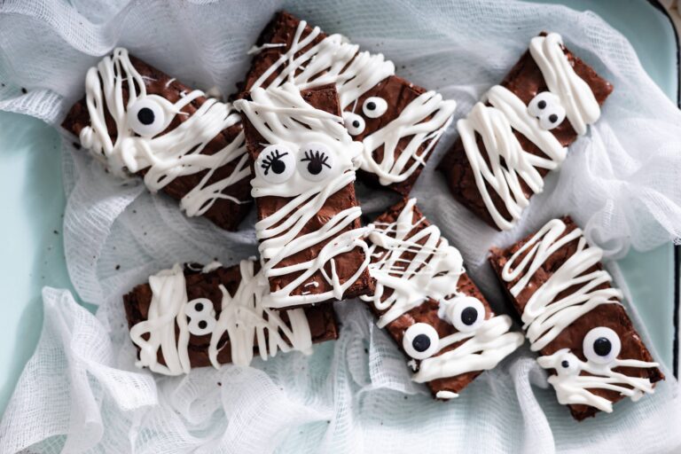 Mummy Brownies (Because Swanky I Am Not)