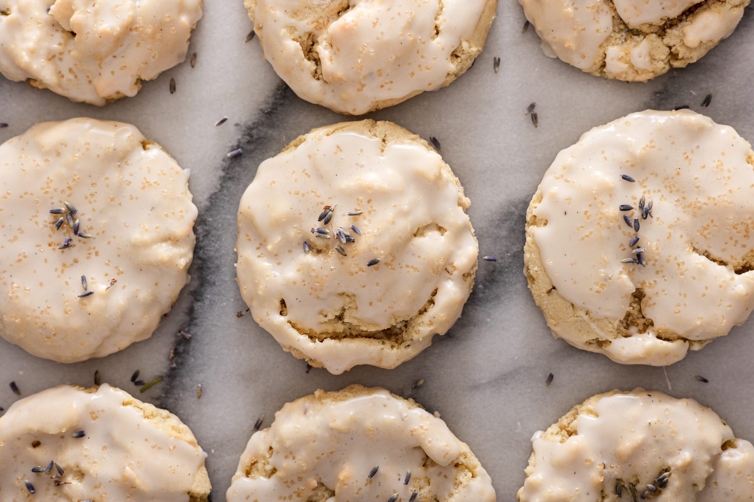 Spring in a Bite: Glazed Lavender Sugar Cookies Spring in a Bite: Glazed Lavender Sugar Cookies