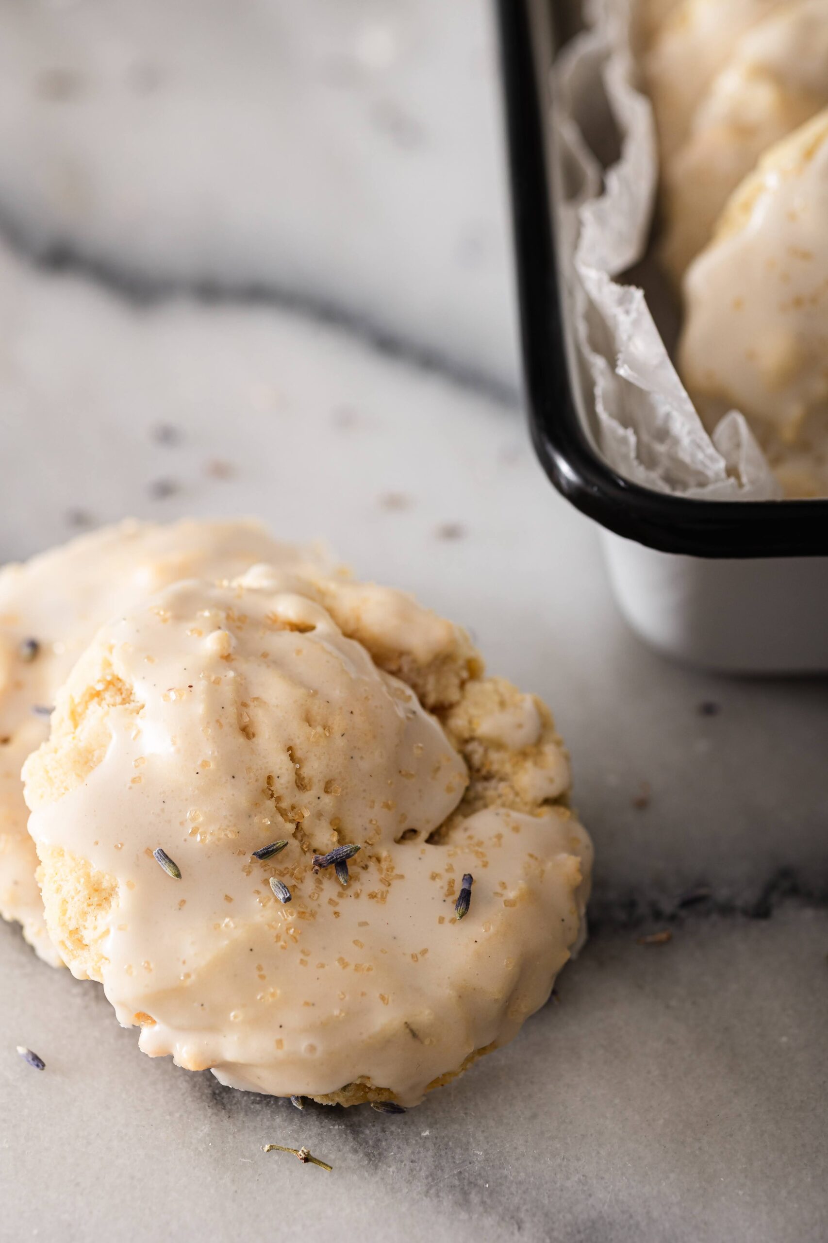 Spring in a Bite: Glazed Lavender Sugar Cookies Spring in a Bite: Glazed Lavender Sugar Cookies
