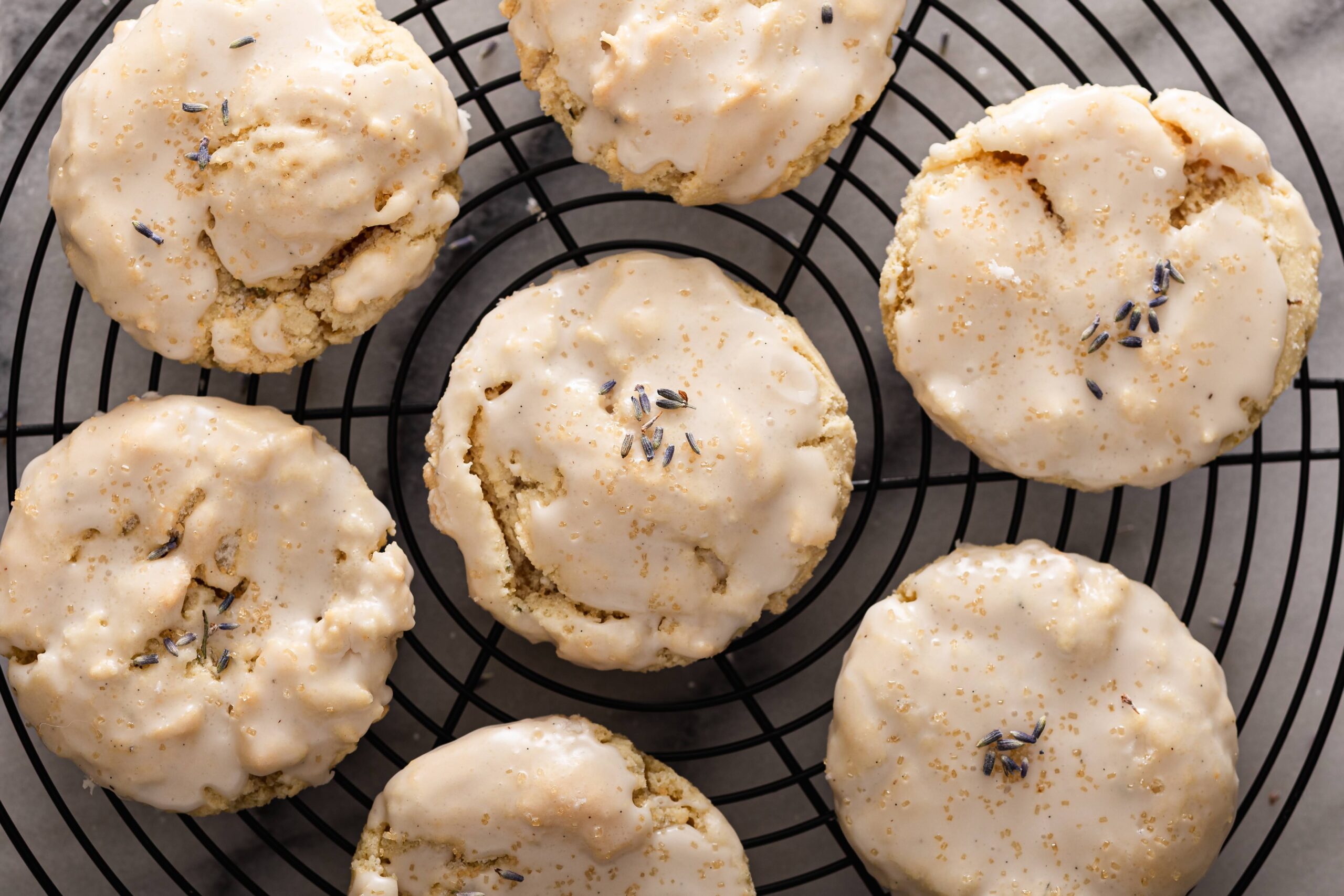 Spring in a Bite: Glazed Lavender Sugar Cookies Spring in a Bite: Glazed Lavender Sugar Cookies