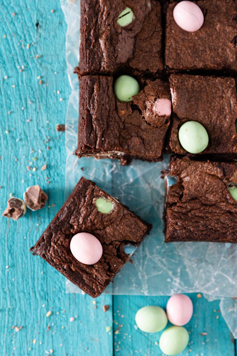 No One Is Too Old for Chocolate: Hershey’s Mini Egg Brownies for the Win