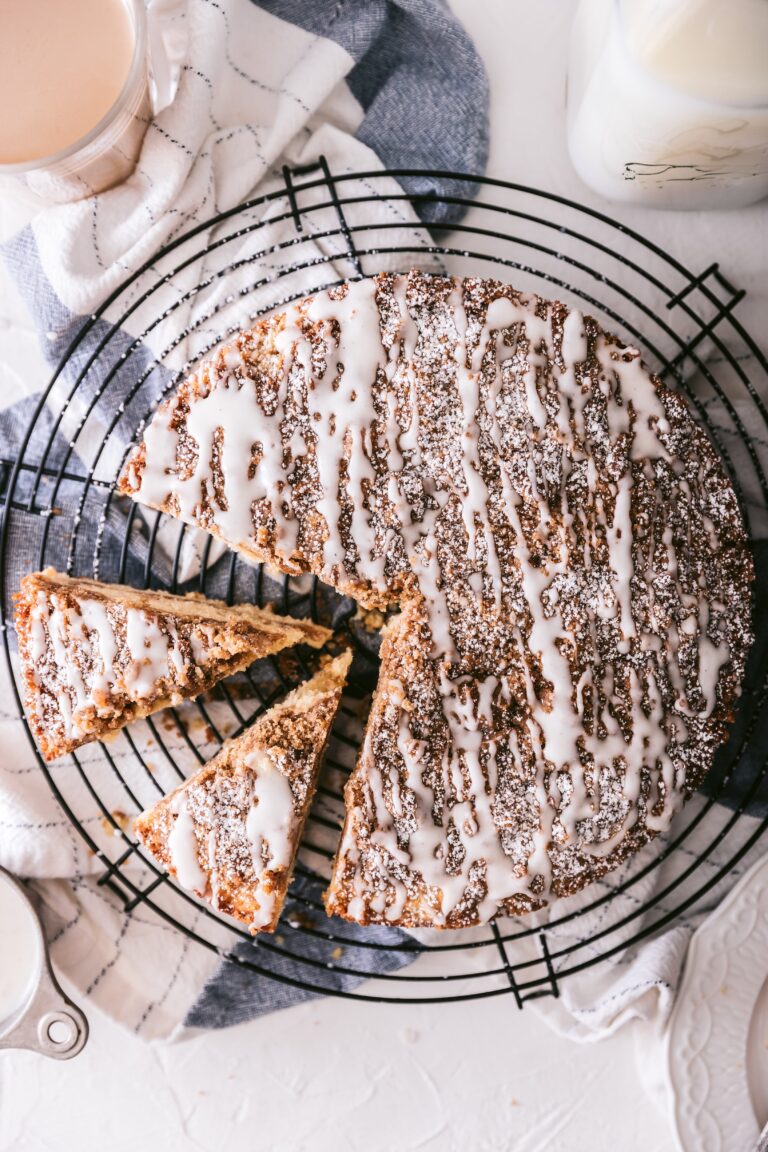 Sourdough Discard Cinnamon Coffee Cake (aka My Emotional Support Cake)