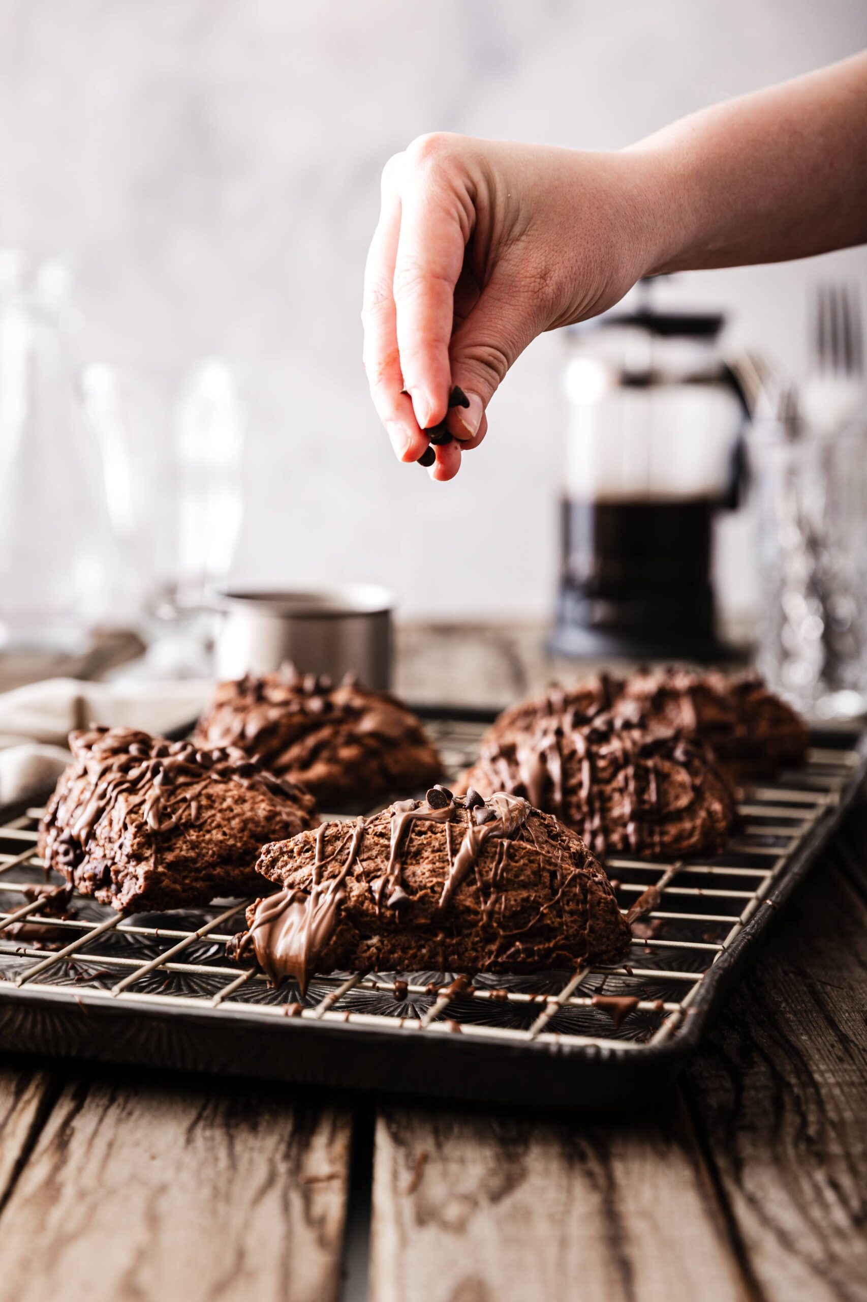 Sourdough Discard Double Chocolate Scones: A Love Letter to My Daughter (and Chocolate) Sourdough Discard Double Chocolate Scones: A Love Letter to My Daughter (and Chocolate)
