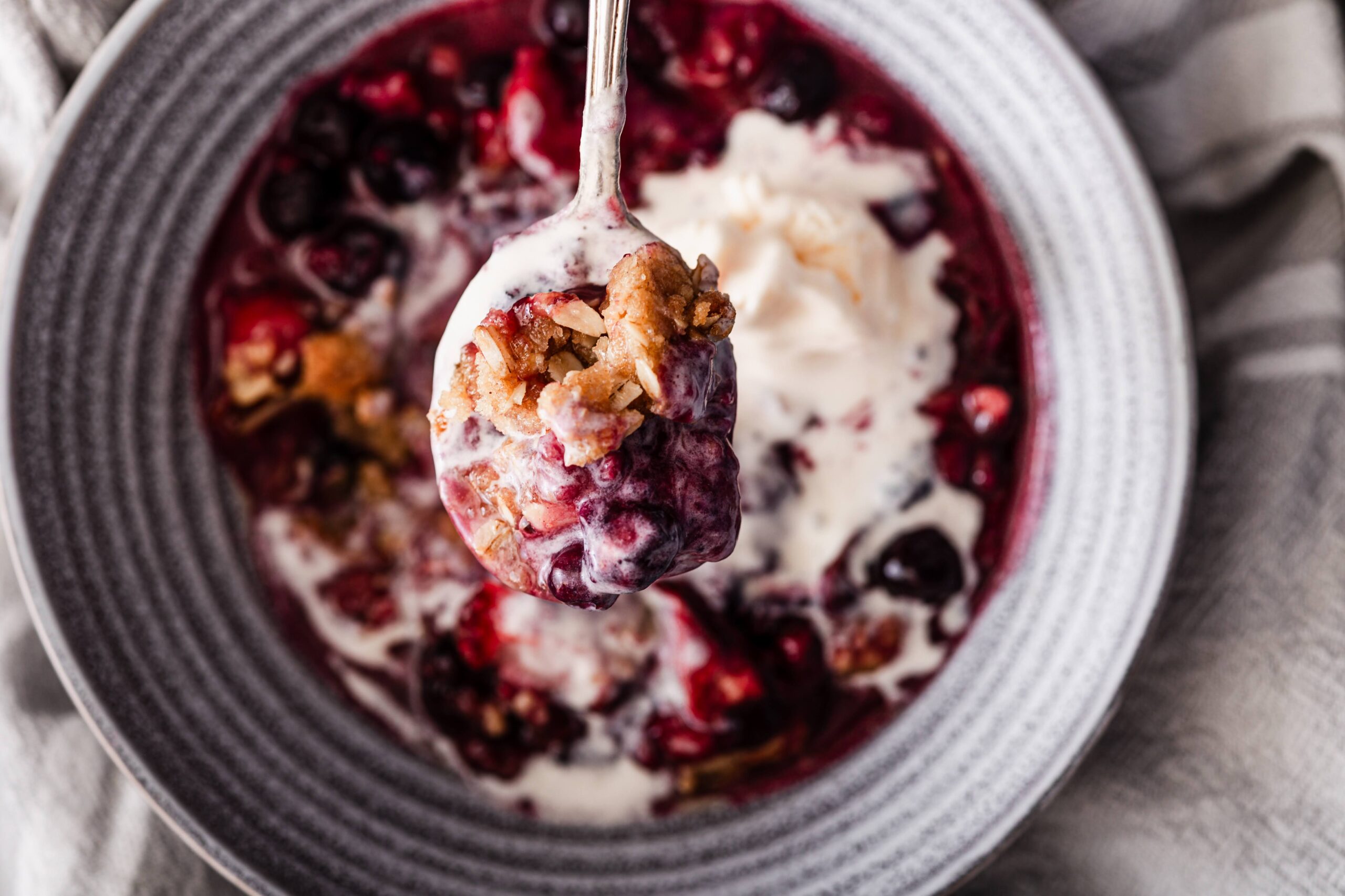 Mixed Berry Skillet Crisp: A Denial Dessert Mixed Berry Skillet Crisp: A Denial Dessert