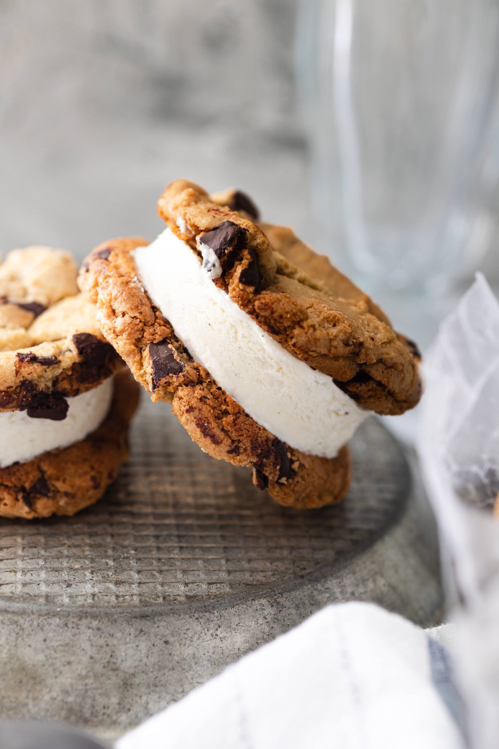 Frosty Friday: Chocolate Chip Cookie Ice Cream Sandwiches (aka Why My Kids Think I'm a Dessert Wizard) Frosty Friday: Chocolate Chip Cookie Ice Cream Sandwiches (aka Why My Kids Think I'm a Dessert Wizard)