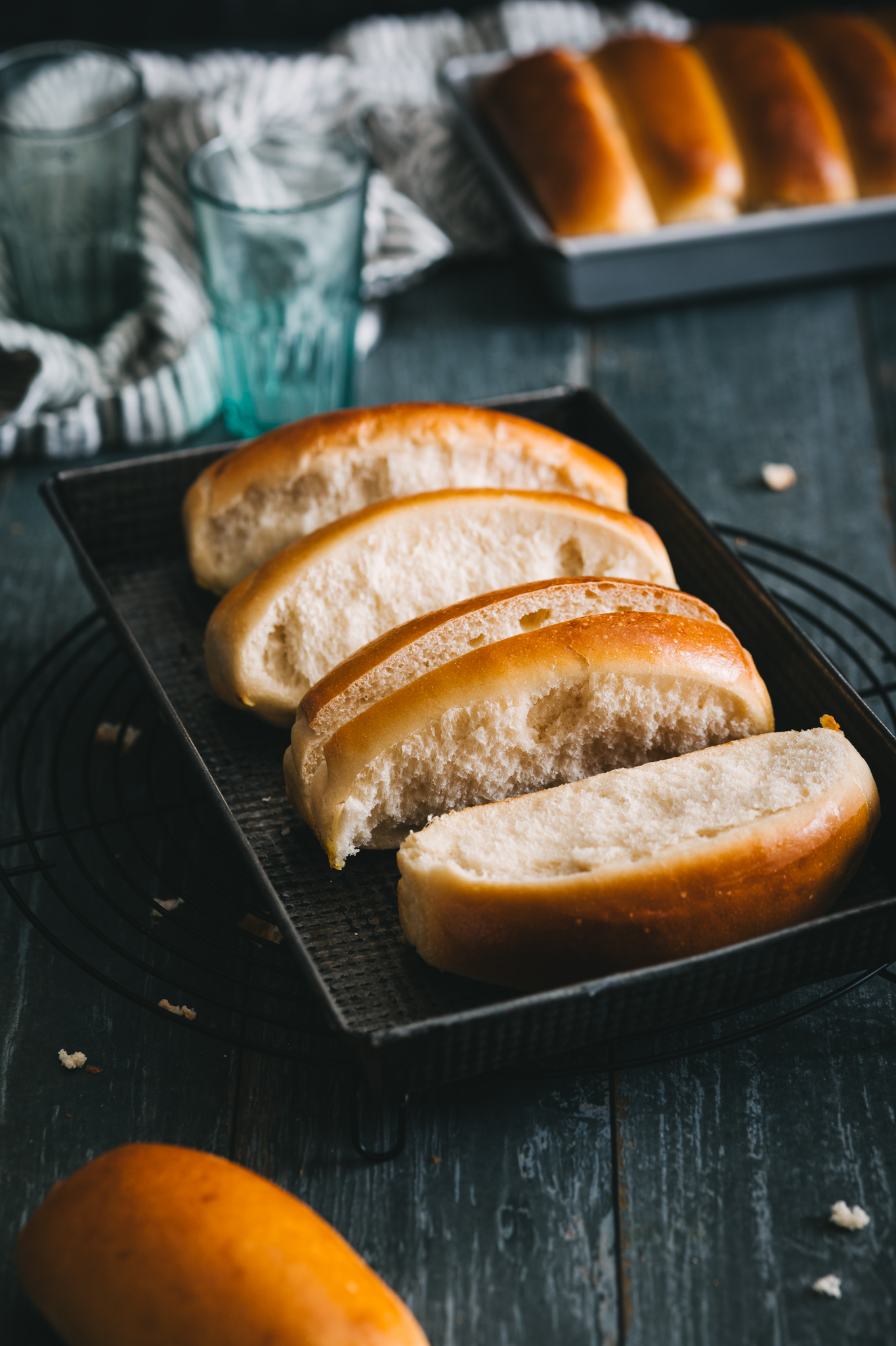 Soft Sourdough Hot Dog Buns | Homemade & Easy