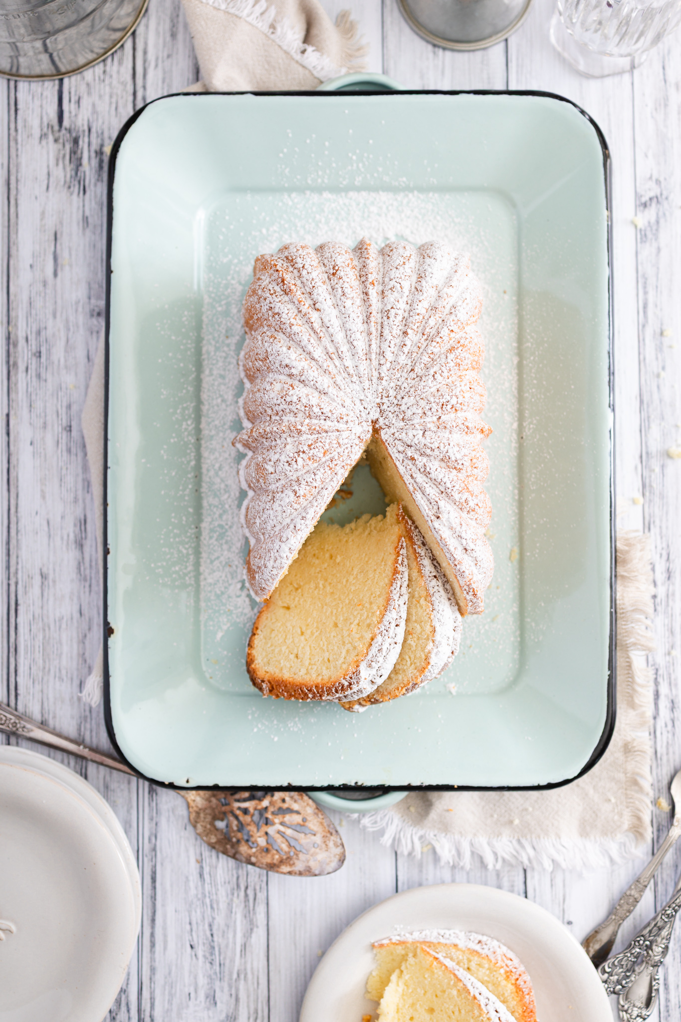 High Altitude Cream Cheese Pound Cake