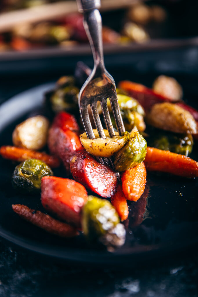 Maple Chicken Apple Sausage Sheet Pan Supper